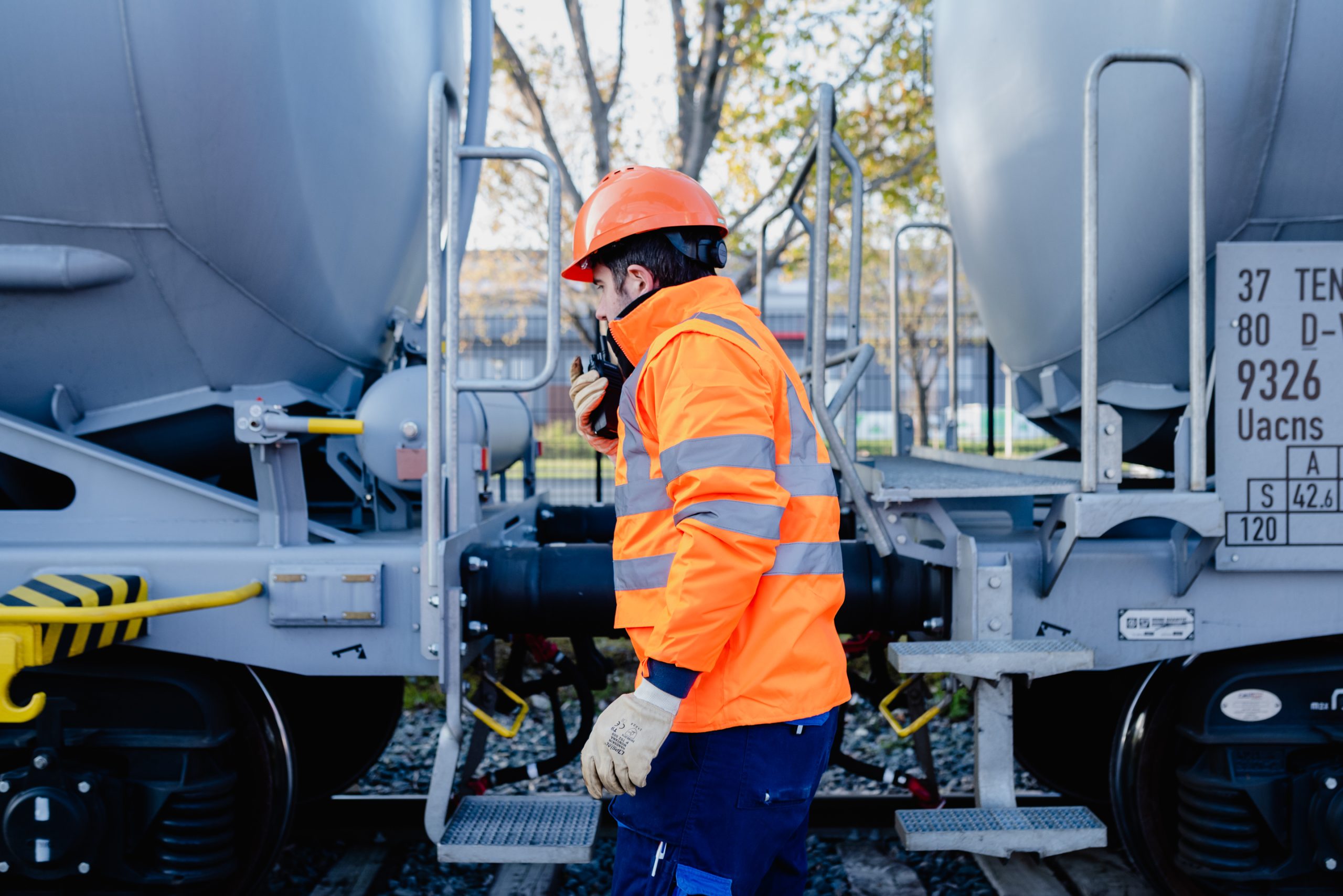 Transport ciment en train
